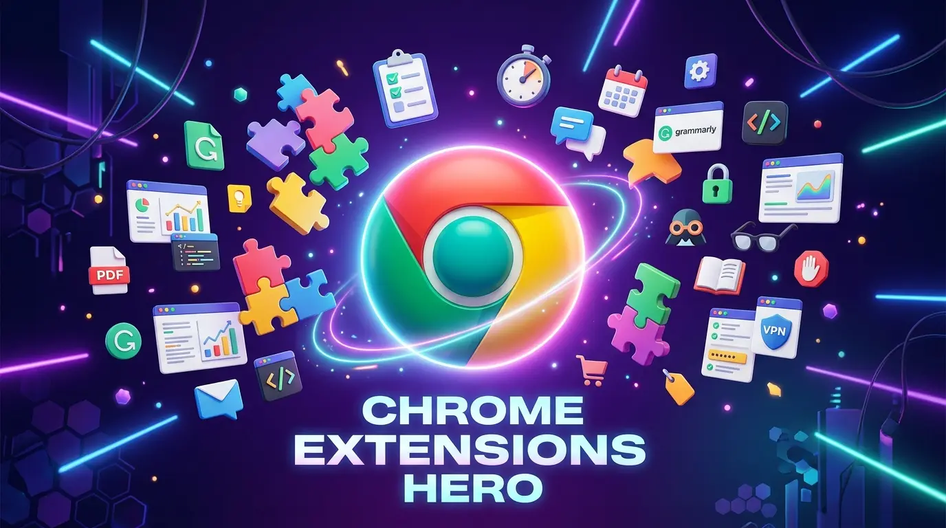 Chrome Extensions Illustration